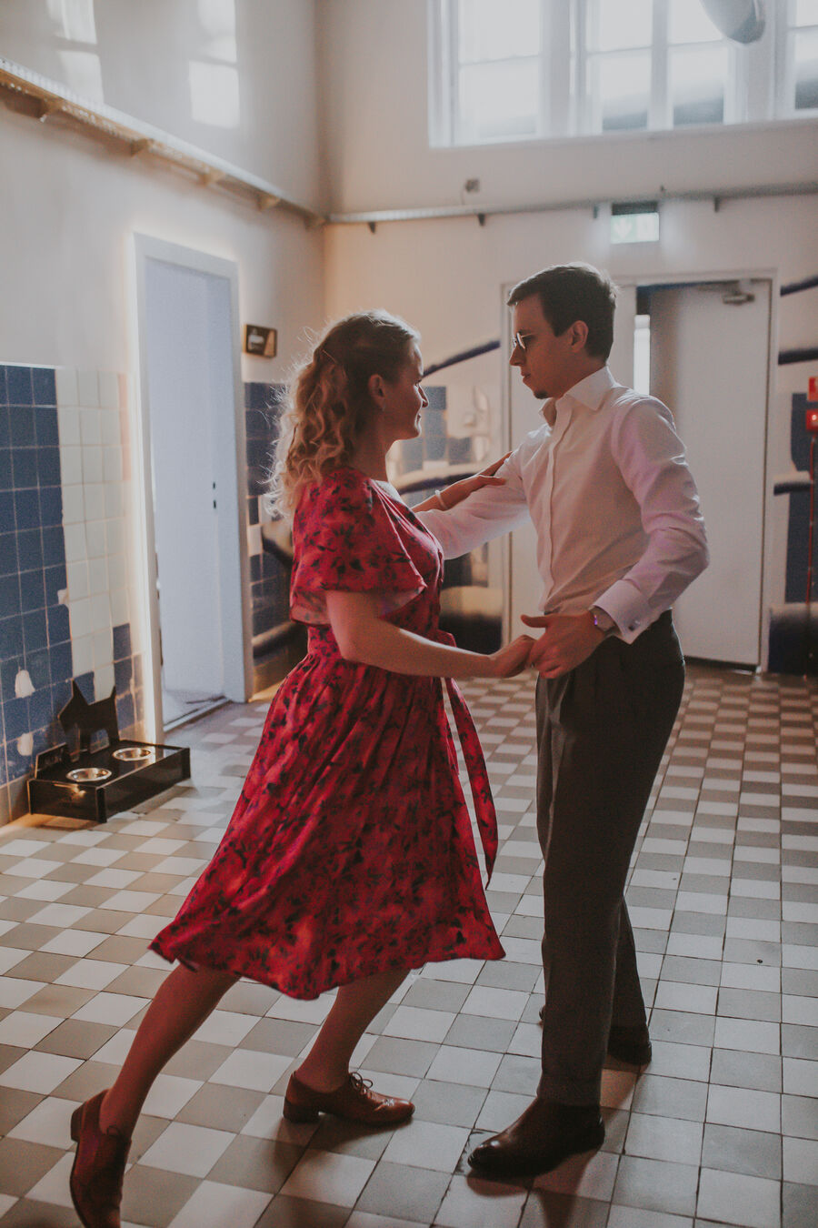 Marysia i Mateusz tańczą